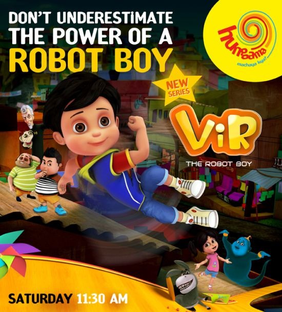 VIR The Robot Boy Cartoon Show On Hungama TV From 9th November