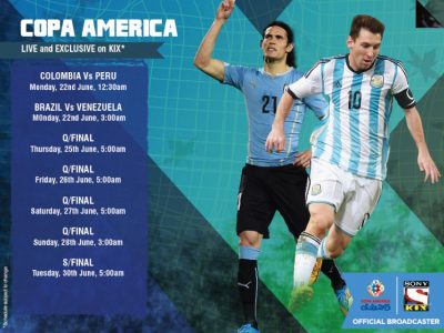 Copa America 2015 On Sony KIX Channel
