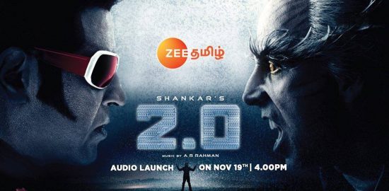 2.0 Film Music Launch Telecast on Zee Tamizh