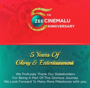 Zee Cinemalu 5 Years