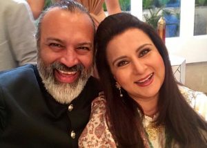 Bijay Anand and Poonam Dhillon on sets of Dil Hi Toh Hai