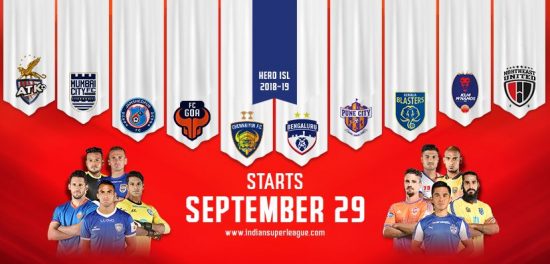 2018 ISL Football Matches Live Streaming Applications