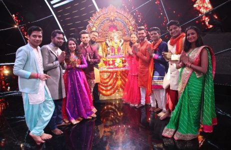 Maha Ganpati Special Episodes - Contestants of Indian Idol 10 with Bappa Morya