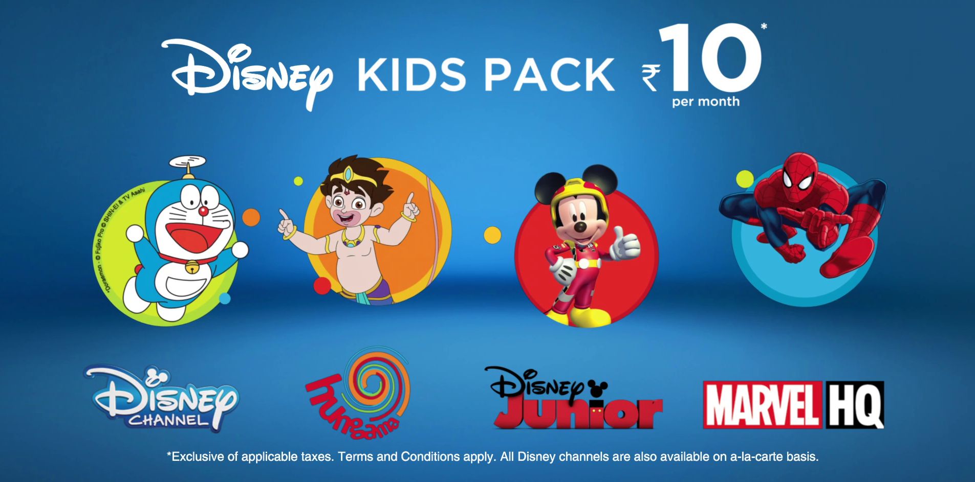 Disney Kids Pack From Star India Offering Kids Channels At INR 10