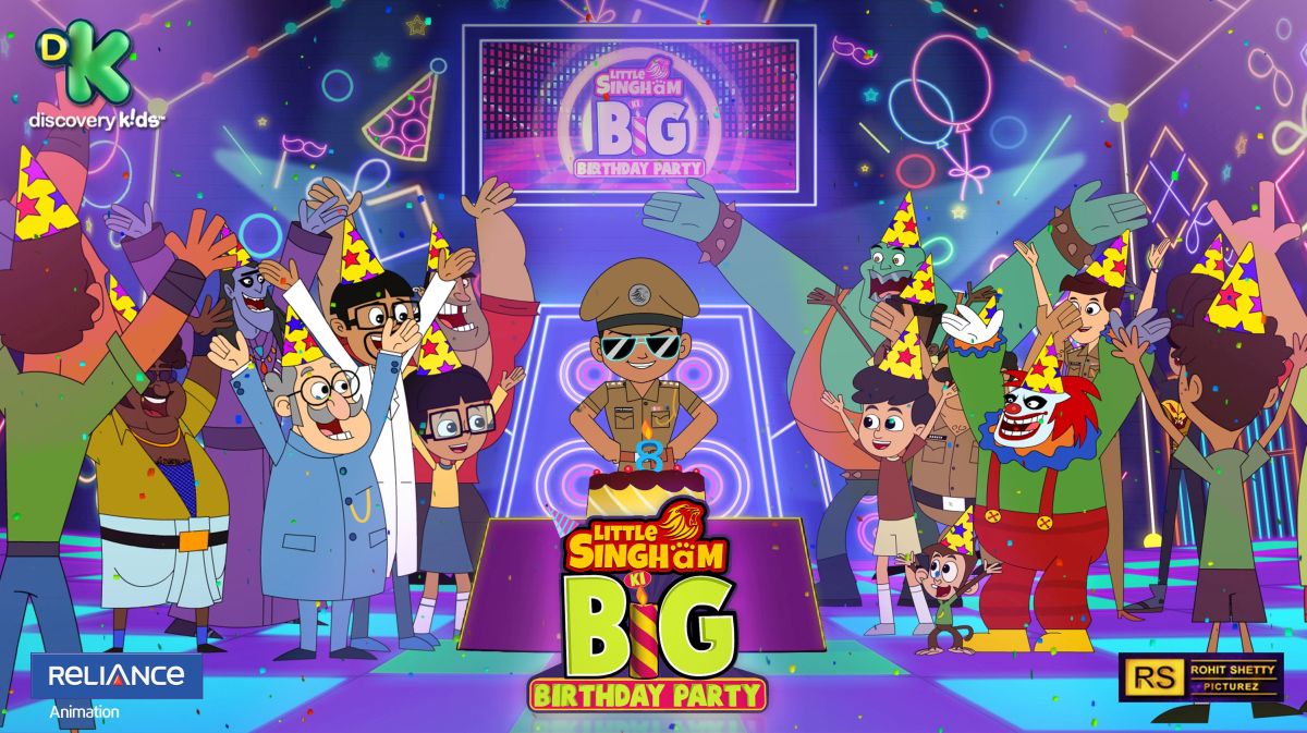 Little Singham Ki BIG Birthday Party On Discovery Kids - 15th August