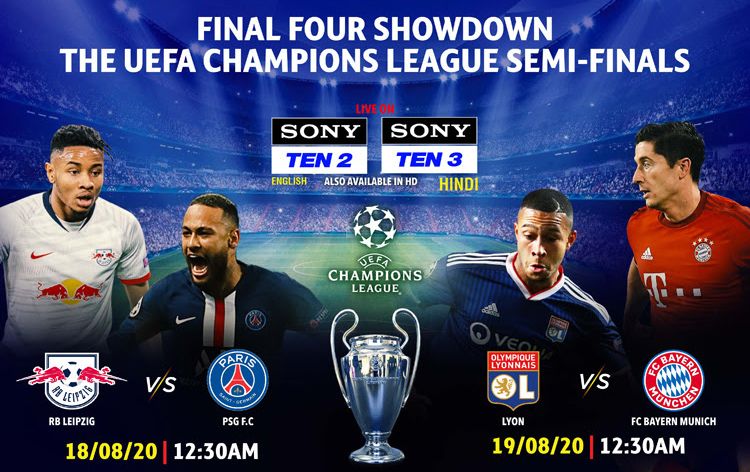 UEFA Champions League Semi Finals Match Live On Sony Pictures Sports ...
