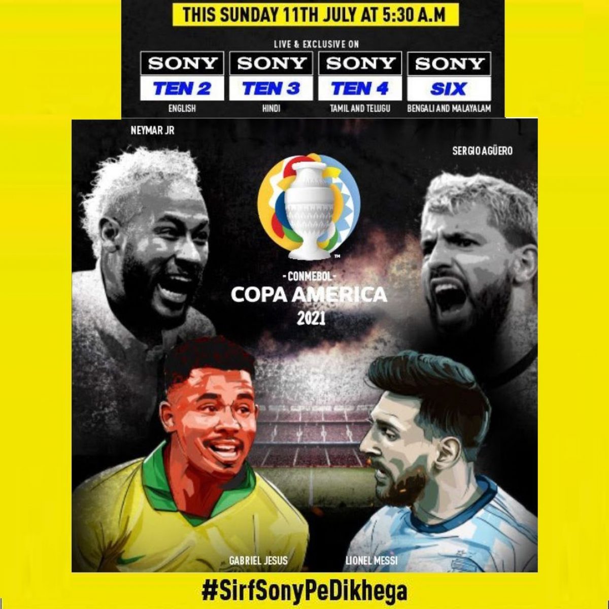Live brasil vs argentina copa america 2021
