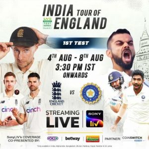 India Tour England Live Telecast