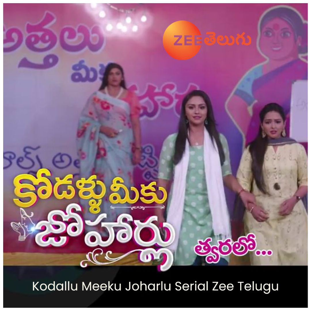 Kodallu Meeku Joharlu Serial Zee Telugu
