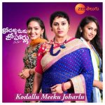 Zee Telugu Serial Kodallu Meeku Joharlu