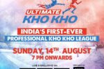 Ultimate Kho Kho League Live on Sony Ten 1 , Sony Ten 3 Channels