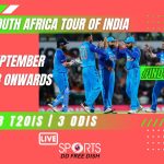 South Africa Tour of India Live