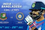 India Tour of Bangladesh – Sony Pictures Networks Bags Exclusive TV Rights