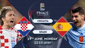 Spain Vs Croatia - UEFA Nations League 2023 Final Live