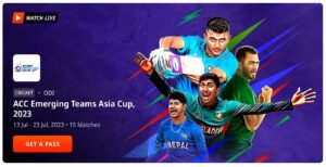 ACC Emerging Teams Asia Cup Live