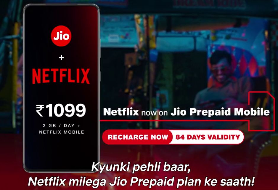 Jio Netflix Prepaid