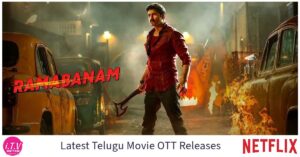 Latest Telugu Movie OTT Releases - Ramabanam