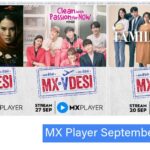 MX Player September Releases