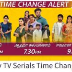 Time Change of Vijay TV Serials